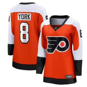 Women's Philadelphia Flyers Cam York Fanatics Branded Orange Home Breakaway Player Jersey