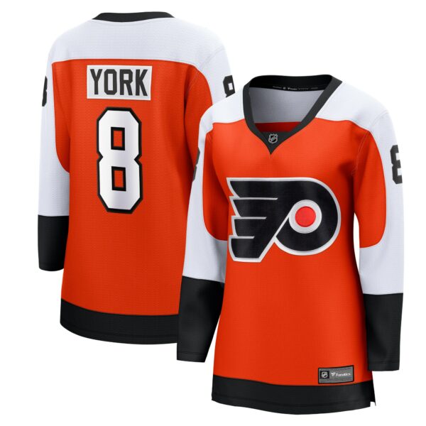 Women’s Philadelphia Flyers Cam York Fanatics Branded Orange Home Breakaway Player Jersey