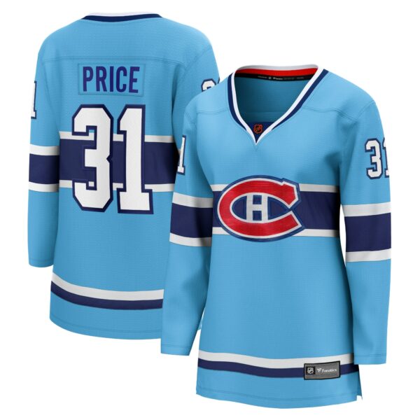 Women’s Montreal Canadiens Carey Price Fanatics Branded Light Blue Special Edition 2.0 Breakaway Player Jersey