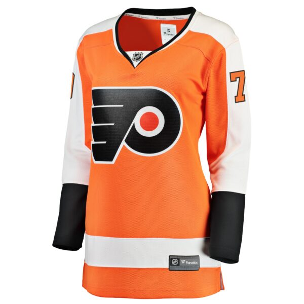 Women’s Philadelphia Flyers Carter Hart Fanatics Branded Orange Home Breakaway Player Jersey