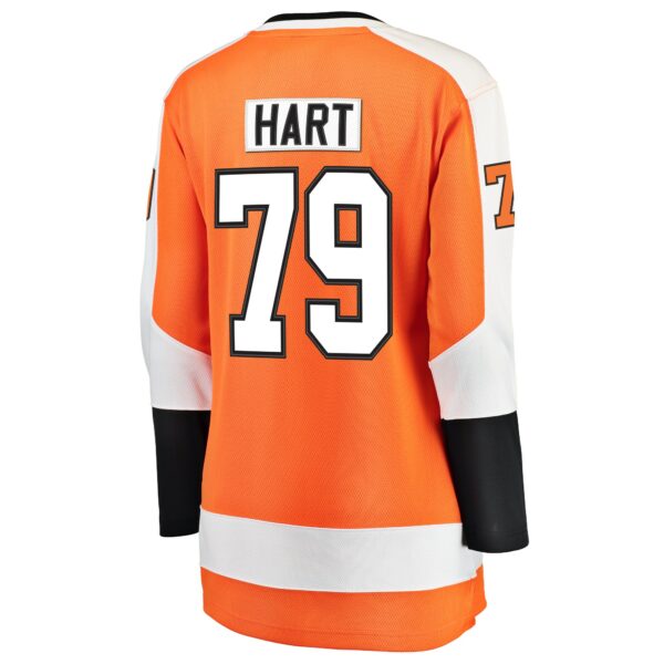 Women’s Philadelphia Flyers Carter Hart Fanatics Branded Orange Home Breakaway Player Jersey