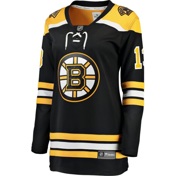 Women’s Boston Bruins Charlie Coyle Fanatics Branded Black Home Breakaway Jersey