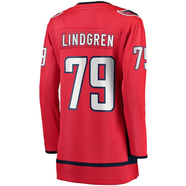 Women’s Washington Capitals Charlie Lindgren Fanatics Branded Red Home Breakaway Player Jersey