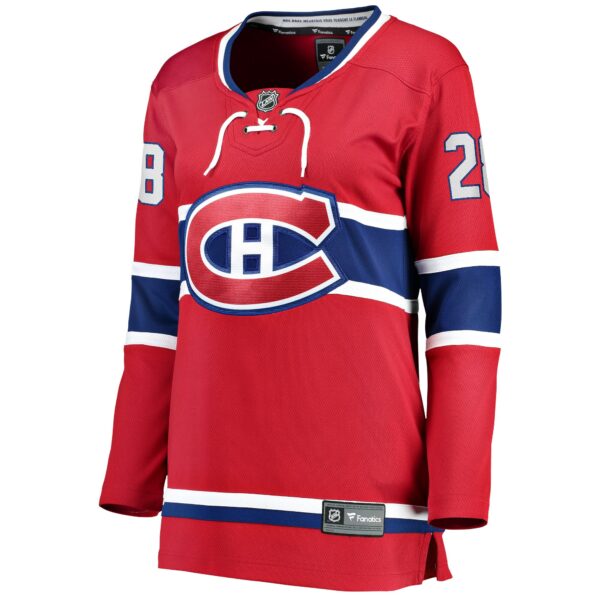 Women’s Montreal Canadiens Christian Dvorak Fanatics Branded Red Home Breakaway Player Jersey