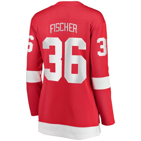 Women’s Detroit Red Wings Christian Fischer Fanatics Branded Red Home Breakaway Player Jersey