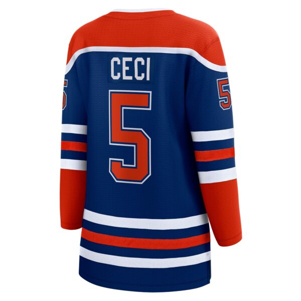 Women’s Edmonton Oilers Cody Ceci Fanatics Branded Royal Home Breakaway Player Jersey