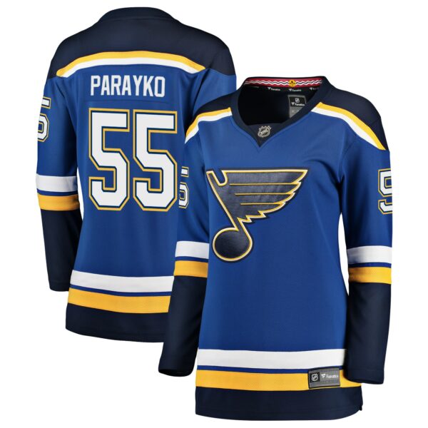 Women’s St. Louis Blues Colton Parayko Fanatics Branded Blue Breakaway Player Jersey