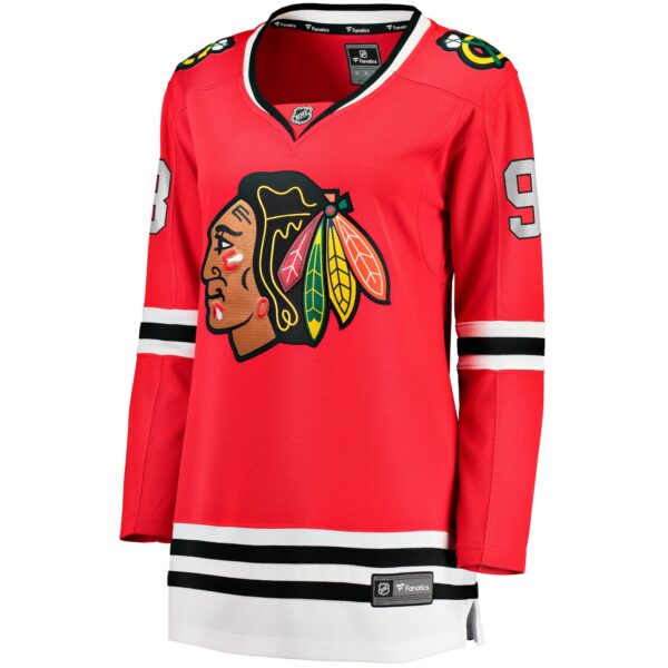 Women’s Chicago Blackhawks Connor Bedard Fanatics Branded Red Home Breakaway Player Jersey