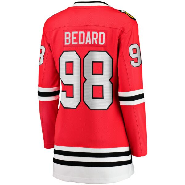 Women’s Chicago Blackhawks Connor Bedard Fanatics Branded Red Home Breakaway Player Jersey