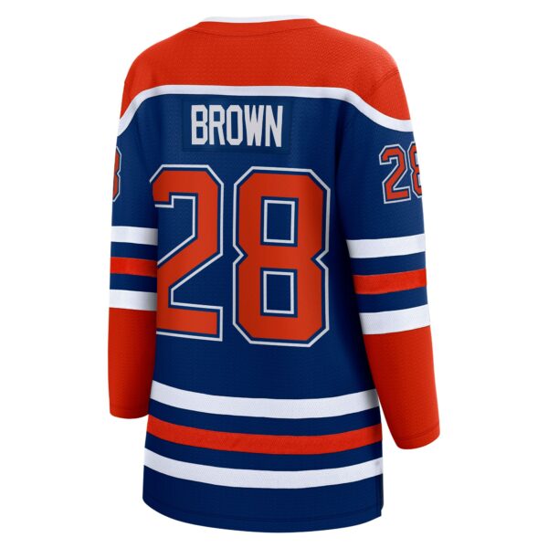 Women’s Edmonton Oilers Connor Brown Fanatics Branded Royal Home Breakaway Player Jersey