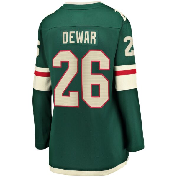 Women’s Minnesota Wild Connor Dewar Fanatics Branded Green Home Breakaway Player Jersey