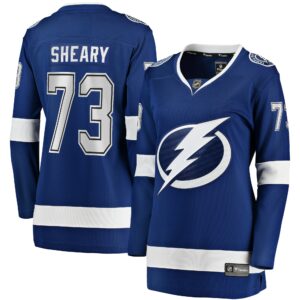 Women's Tampa Bay Lightning Conor Sheary Fanatics Branded Blue Home Breakaway Player Jersey