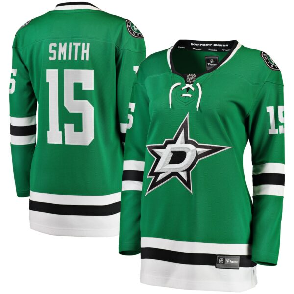 Women’s Dallas Stars Craig Smith Fanatics Branded Kelly Green Home Breakaway Player Jersey