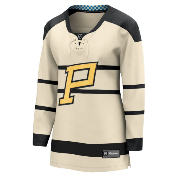 Women’s Pittsburgh Penguins Fanatics Branded Cream 2023 Winter Classic Blank Jersey