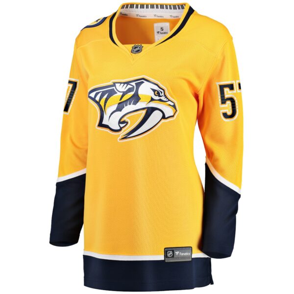 Women’s Nashville Predators Dante Fabbro Fanatics Branded Gold Home Breakaway Player Jersey