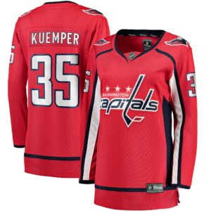 Women's Washington Capitals Darcy Kuemper Fanatics Branded Red Home Breakaway Player Jersey