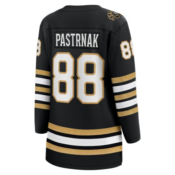 Women’s Boston Bruins David Pastrnak Fanatics Branded Black 100th Anniversary Premier Breakaway Player Jersey