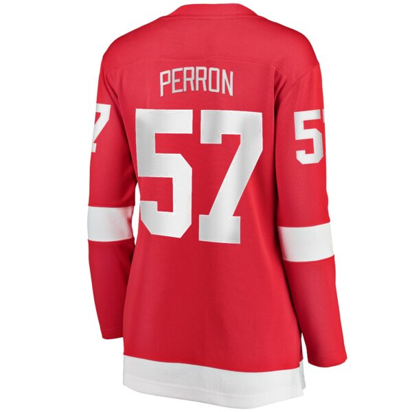 Women’s Detroit Red Wings David Perron Fanatics Branded Red Home Breakaway Player Jersey