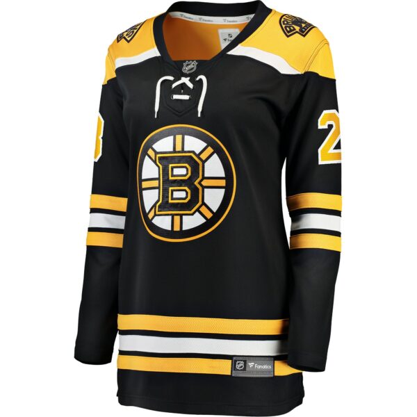 Women’s Boston Bruins Derek Forbort Fanatics Branded Black Home Breakaway Player Jersey