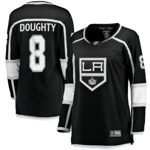 Women's Los Angeles Kings Drew Doughty Fanatics Branded Black Home Breakaway Player Jersey