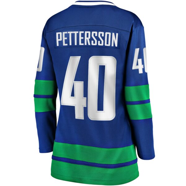 Women’s Vancouver Canucks Elias Pettersson Fanatics Branded Royal Alternate Premier Breakaway Player Jersey