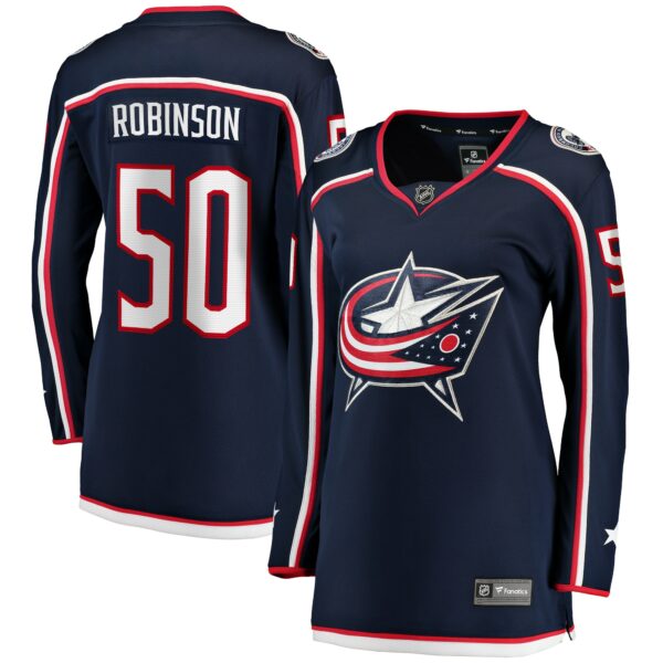 Women’s Columbus Blue Jackets Eric Robinson Fanatics Branded Navy Home Breakaway Player Jersey