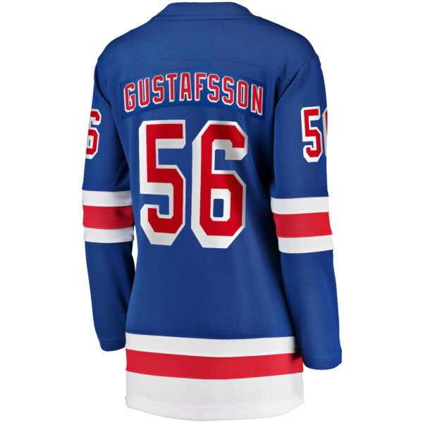 Women’s New York Rangers Erik Gustafsson Fanatics Branded Blue Home Breakaway Player Jersey