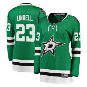 Women's Dallas Stars Esa Lindell Fanatics Branded Kelly Green Breakaway Player Jersey