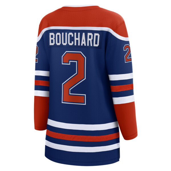 Women’s Edmonton Oilers Evan Bouchard Fanatics Branded Royal Home Breakaway Player Jersey