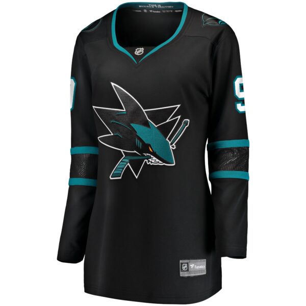 Women’s San Jose Sharks Evander Kane Fanatics Branded Black Alternate Premier Breakaway Jersey