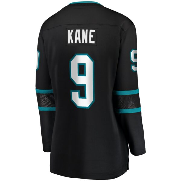 Women’s San Jose Sharks Evander Kane Fanatics Branded Black Alternate Premier Breakaway Jersey