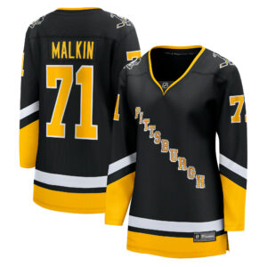 Women's Pittsburgh Penguins Evgeni Malkin Fanatics Branded Black Alternate Premier Breakaway Player Jersey