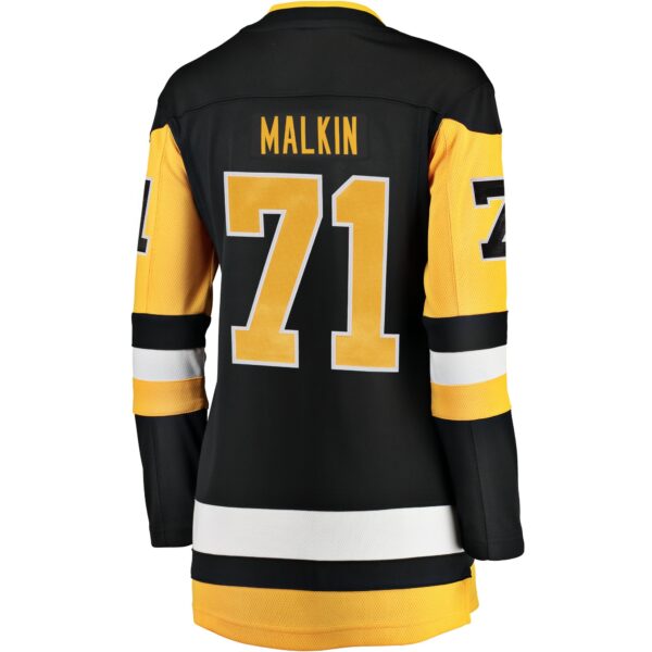 Women’s Pittsburgh Penguins Evgeni Malkin Fanatics Branded Black Home Breakaway Player Jersey