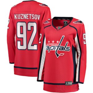 Women's Washington Capitals Evgeny Kuznetsov Fanatics Branded Red Breakaway Player Jersey