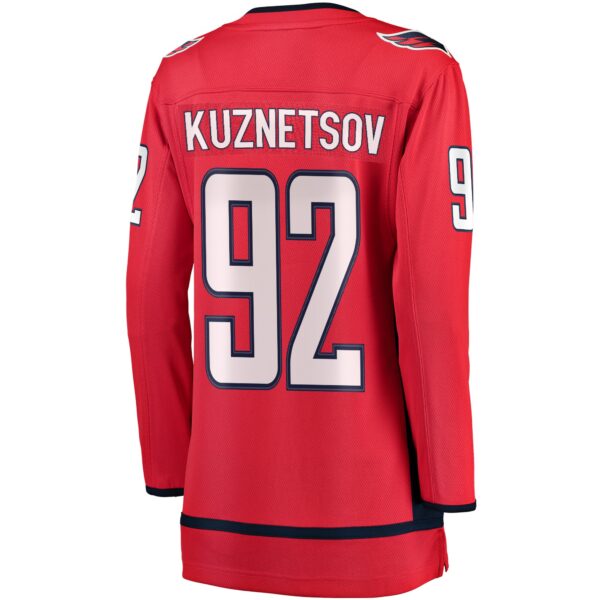 Women’s Washington Capitals Evgeny Kuznetsov Fanatics Branded Red Breakaway Player Jersey