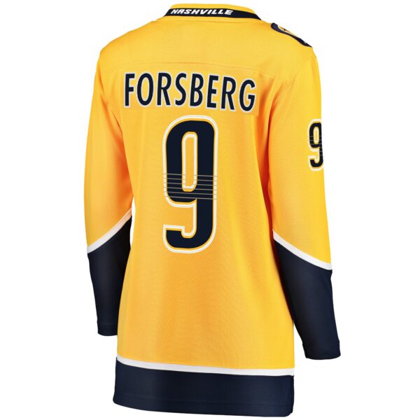 Women’s Nashville Predators Filip Forsberg Fanatics Branded Gold Breakaway Player Jersey