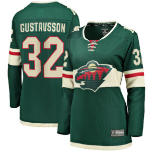 Women's Minnesota Wild Filip Gustavsson Fanatics Branded Green Home Breakaway Player Jersey