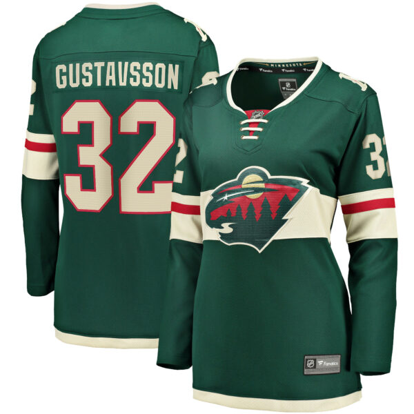 Women’s Minnesota Wild Filip Gustavsson Fanatics Branded Green Home Breakaway Player Jersey