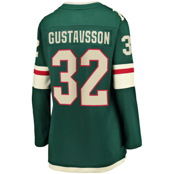 Women’s Minnesota Wild Filip Gustavsson Fanatics Branded Green Home Breakaway Player Jersey