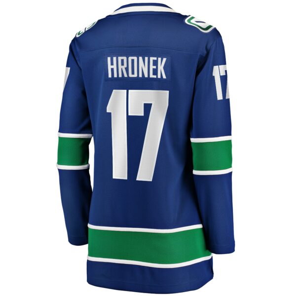 Women’s Vancouver Canucks Filip Hronek Fanatics Branded Blue Home Breakaway Jersey