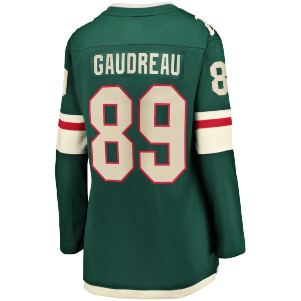 Women’s Minnesota Wild Frederick Gaudreau Fanatics Branded Green Home Breakaway Player Jersey