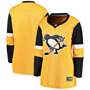 Women's Pittsburgh Penguins Fanatics Branded Gold Alternate Breakaway Jersey