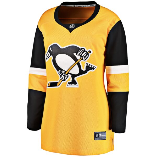 Women’s Pittsburgh Penguins Fanatics Branded Gold Alternate Breakaway Jersey