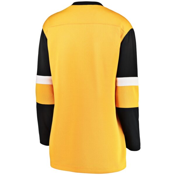 Women’s Pittsburgh Penguins Fanatics Branded Gold Alternate Breakaway Jersey