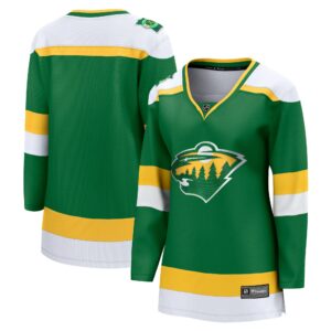 Women's Minnesota Wild Fanatics Branded Green Alternate Premier Breakaway Jersey