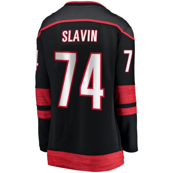 Women’s Carolina Hurricanes Jaccob Slavin Fanatics Branded Black Home Breakaway Player Jersey