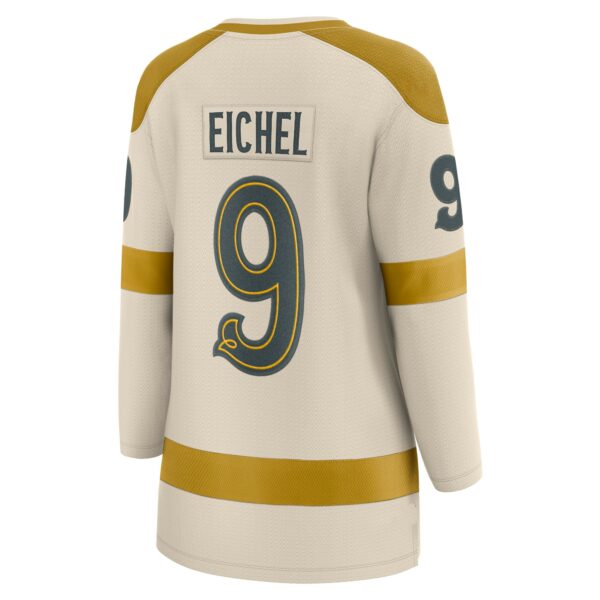 Women’s Vegas Golden Knights Jack Eichel Fanatics Branded Cream 2024 NHL Winter Classic Breakaway Player Jersey