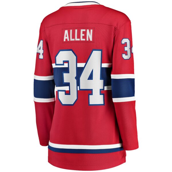 Women’s Montreal Canadiens Jake Allen Fanatics Branded Red Breakaway Player Jersey