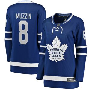 Women's Toronto Maple Leafs Jake Muzzin Fanatics Branded Blue Home Breakaway Player Jersey