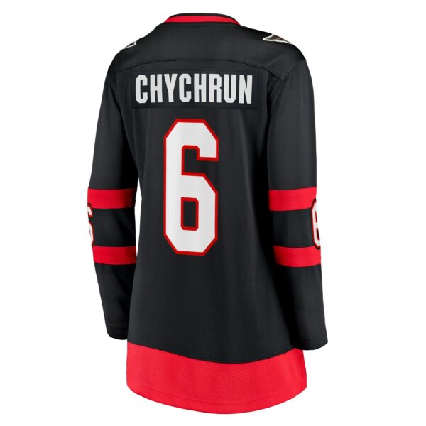 Women’s Ottawa Senators Jakob Chychrun Fanatics Branded Black Home Breakaway Jersey